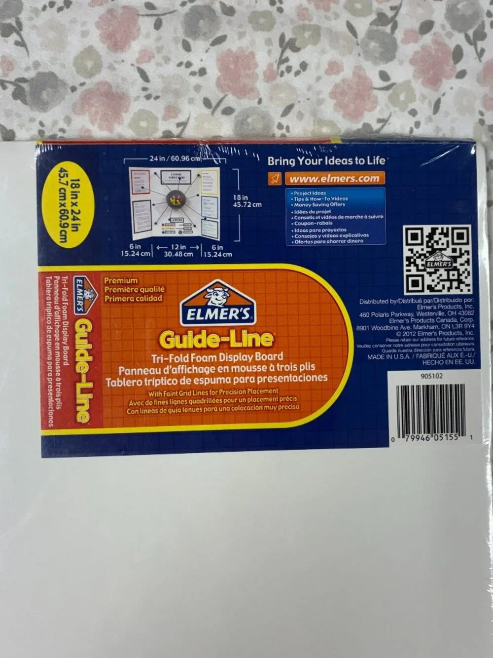 Tri-Fold Foam Display Board - Small - NIP (18